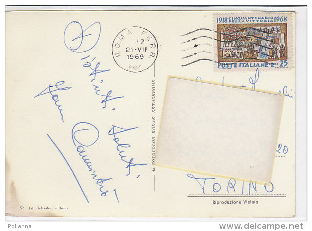 PO4349D# ROMA - FIUMICINO - AEREOPORTO LEONARDO DA VINCI - AEREI  VG 1969 - Trasporti