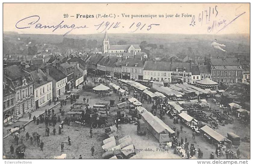 Fruges     62          Jour De Foire  (voir Scan) - Fruges