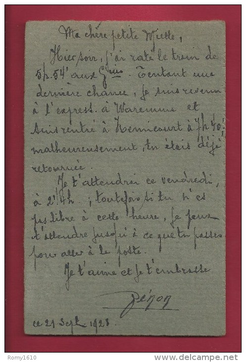 Denise Millon. Art - Déco L´amante Délaissée. Illustration Rare, Pochoir Sur Papier épais. 2 Scans. - Other & Unclassified