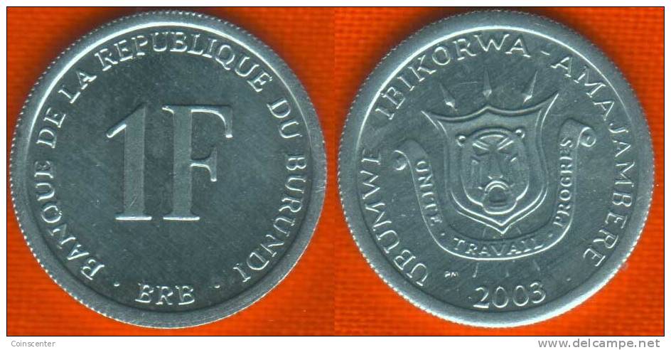 Burundi 1 Franc 2003 UNC - Burundi