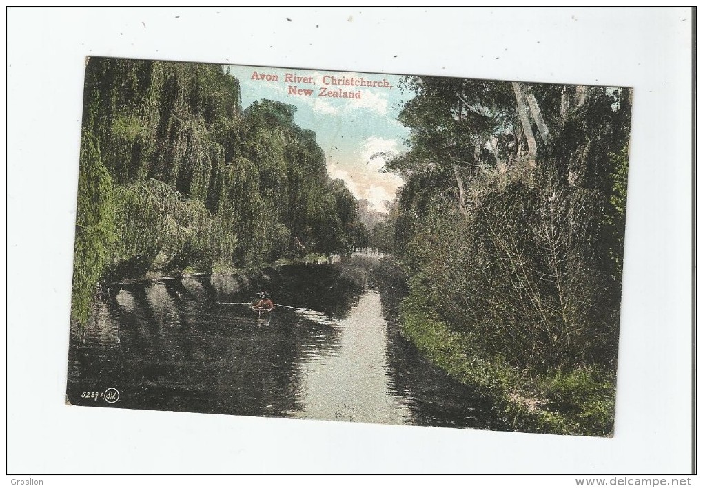 AVON RIVER CHRISTCHURCH NEW ZEALAND 52891     1908 - Nouvelle-Zélande