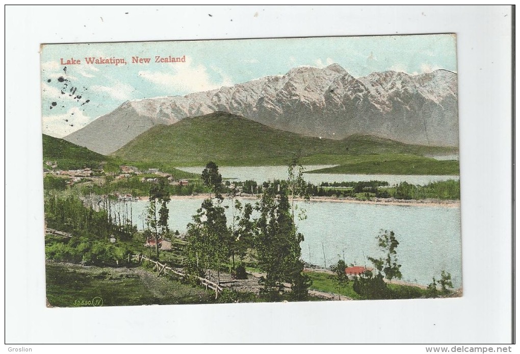 LAKE WAKATIPU 52880 NEW ZEALAND 1908 - New Zealand
