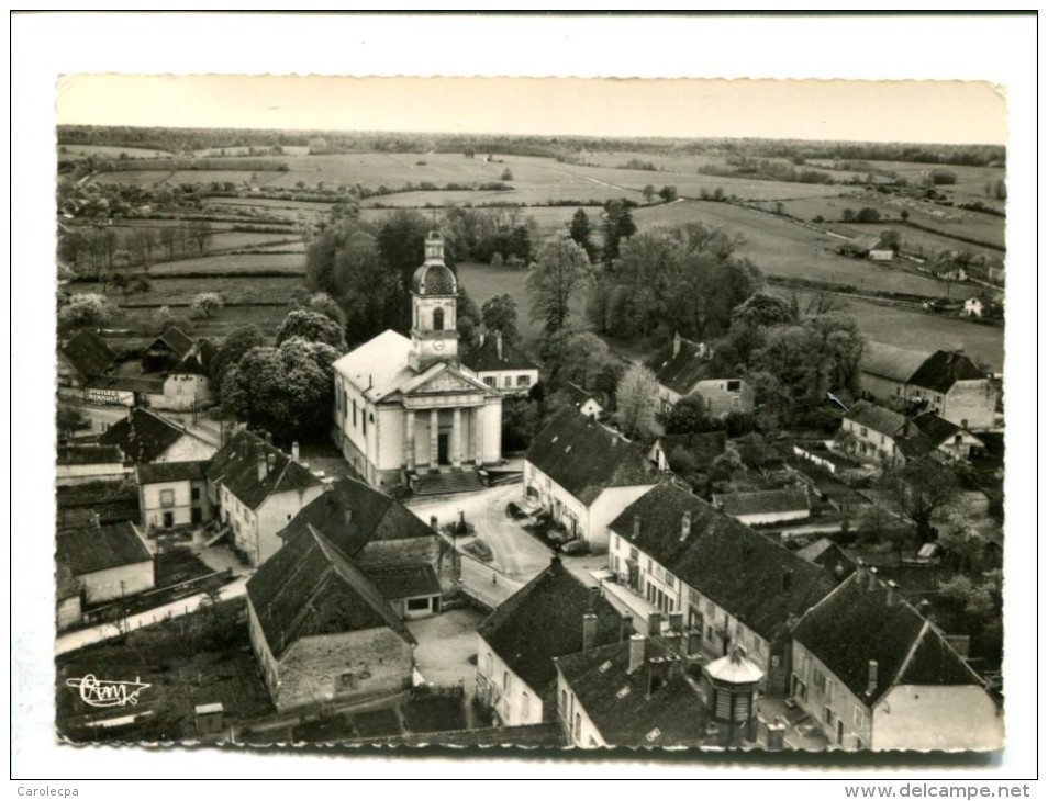 CP - MONT SOUS VAUDREY (39) L EGLISE ET SON QUARTIER  VUE AERIENNE - Autres & Non Classés