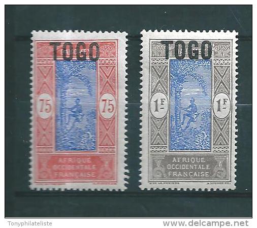 Colonie Timbres  Du Togo  De 1921/22  N°115/116  Neufs * - Unused Stamps