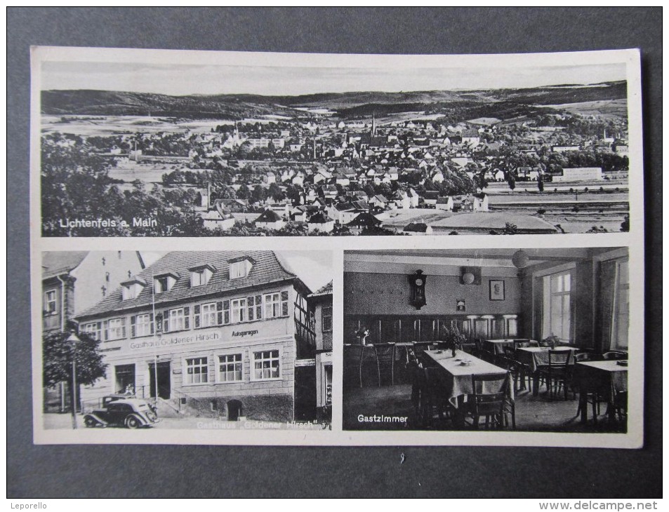AK LICHTENFELS Am Main Gasthaus  Ca.1940 /// D*18938 - Lichtenfels