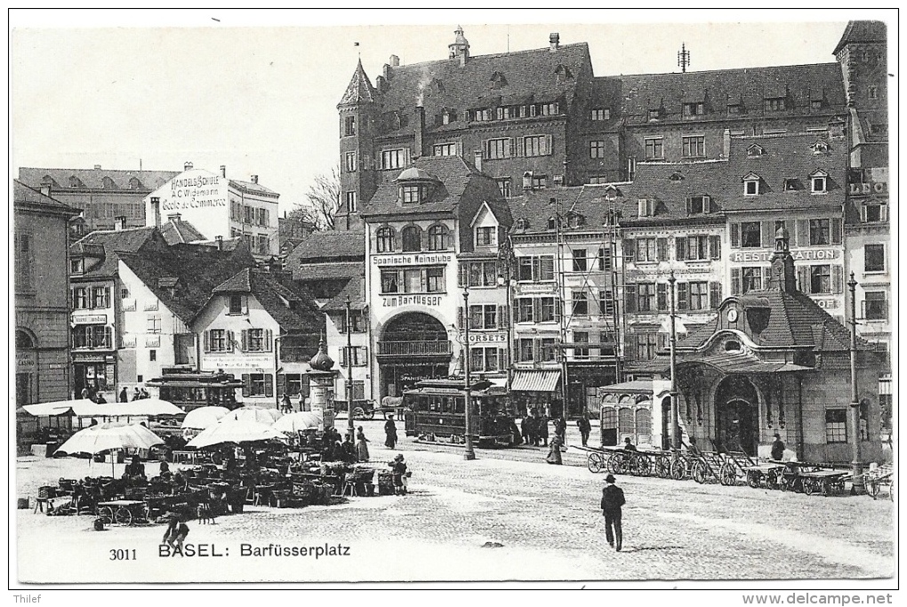 Basel NA1: Barfüsserplatz ( Tramway ) - Bâle