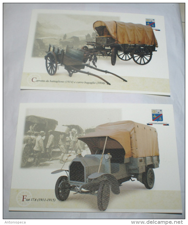 ITALIA - FOLDER 24 CARTOLINE  DEL MUSEO STORICO DELLA MOTORIZZAZIONE MILITARE DI ROMA - Italia