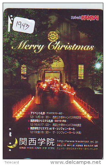 Télécarte Japon NOËL (1943) MERRY CHRISTMAS * Phonecard * Telefonkarte WEIHNACHTEN JAPAN * KERST NAVIDAD * NATALE - Noel