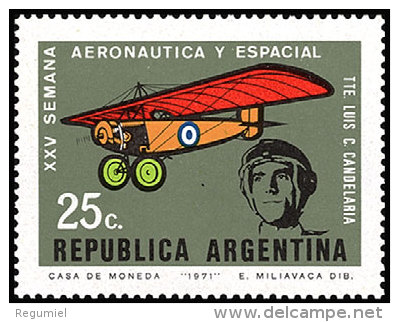 Argentina 0908 ** Foto Estandar. 1971 - Ongebruikt