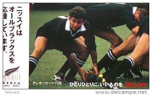 Télécarte  JAPON RUGBY (658)  Sport Japan Phonecard * Telefonkarte Japan  * SPORT * - Sport
