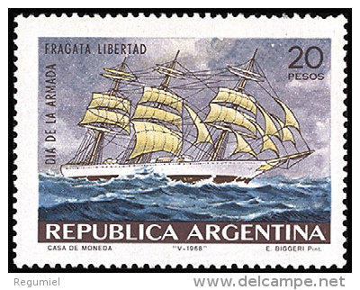 Argentina 0812 ** Foto Estandar. 1968 - Nuevos