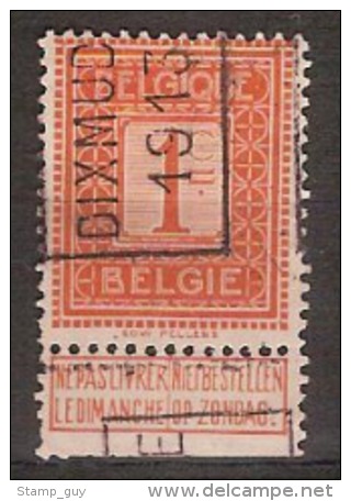 Preo Nr. 2137 Positie A - "DIXMUDE 1913" Staat ; Zie Scan - ROLLER PRECANCELS - Handrol Preo´s - Préos à Roulette - Roller Precancels 1910-19