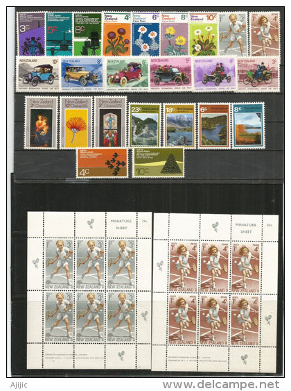 Année Complète 1972.  24 Timbres + 2 Blocs-feuillets Neufs *  Côte Yvert  80,00 €uro - Full Years