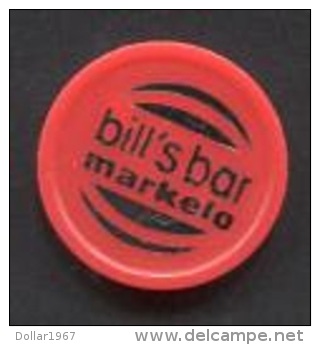 Café Bill;s Bar.   Netherlands   (  Plastiek Jeton / For Grade And Details, Please See Photo ) ! - Other & Unclassified