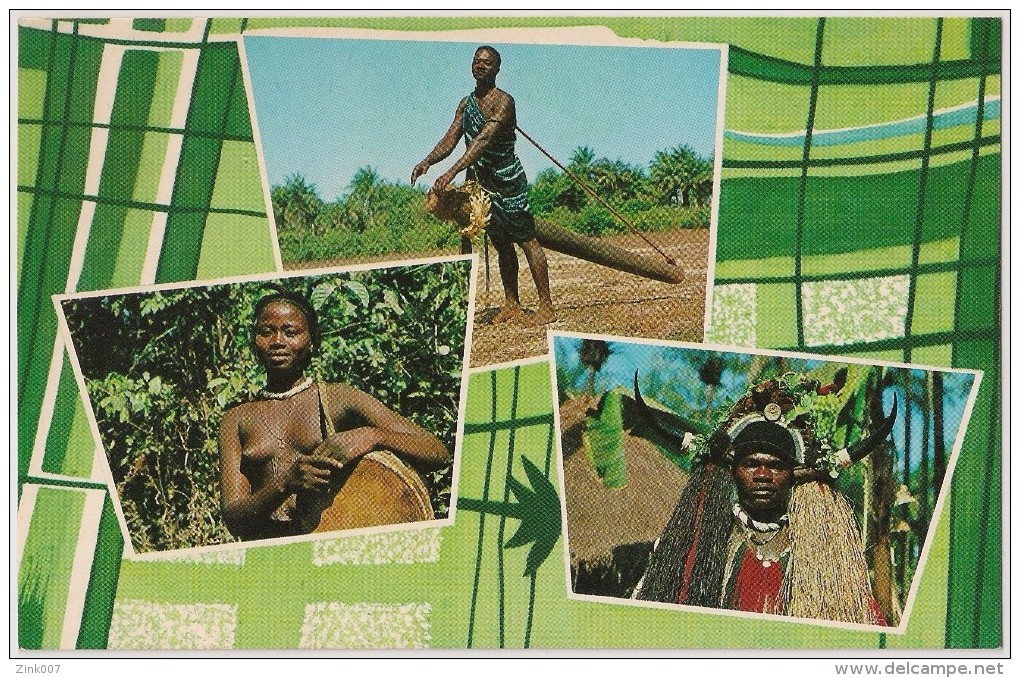 Postal Guiné Portuguesa -Bissau- Característico Dos Bujagós - Femme Seins Nus - Topless Woman - Carte Postale - Postcard - Guinea-Bissau