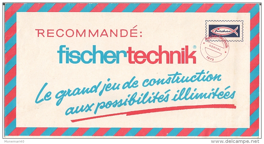 FISCHERTECHNIK - "LE GRAND JEU DE CONSTRUCTION AUX POSSIBILITES ILLIMITEES" - Dépliant. - Fischertechnik