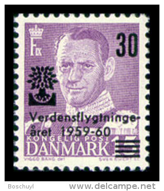 Denmark, 1960, World Refugee Year, MNH Perforated Stamp, Michel 377 - Sonstige & Ohne Zuordnung