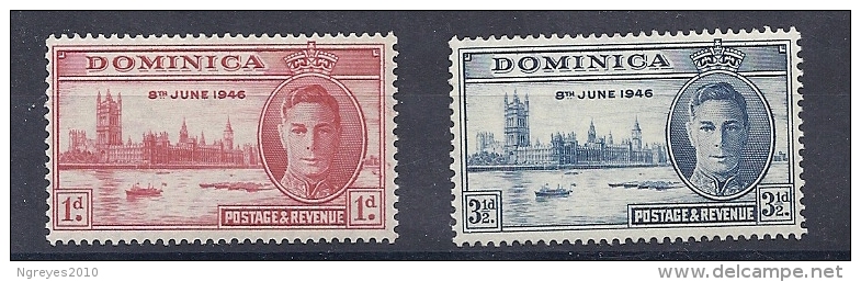 150025005  DOMINICA  YVERT  Nº    107/8  **/MNH - Dominica (...-1978)