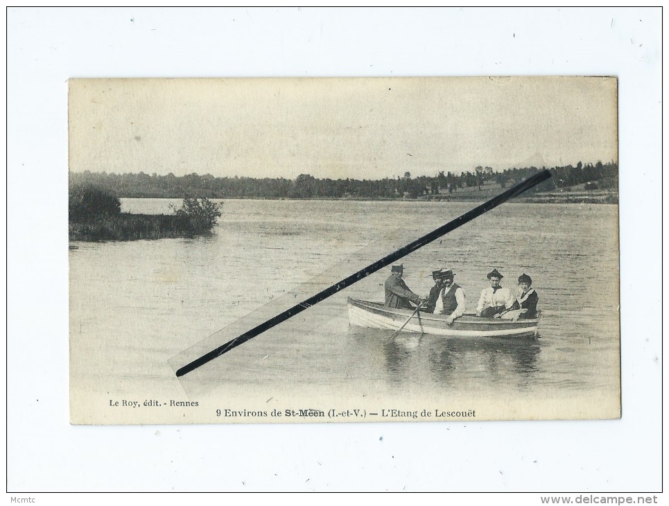 CPA  - Environs De Saint St Méen  - L'Etang De Lescouët - Sonstige & Ohne Zuordnung