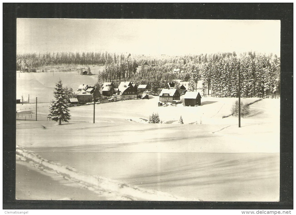 383y * JOHANNGEORGENSTADT * ERZGEBIRGE * ORTSTEIL STEINBACH * IM SCHNEE **!! - Johanngeorgenstadt