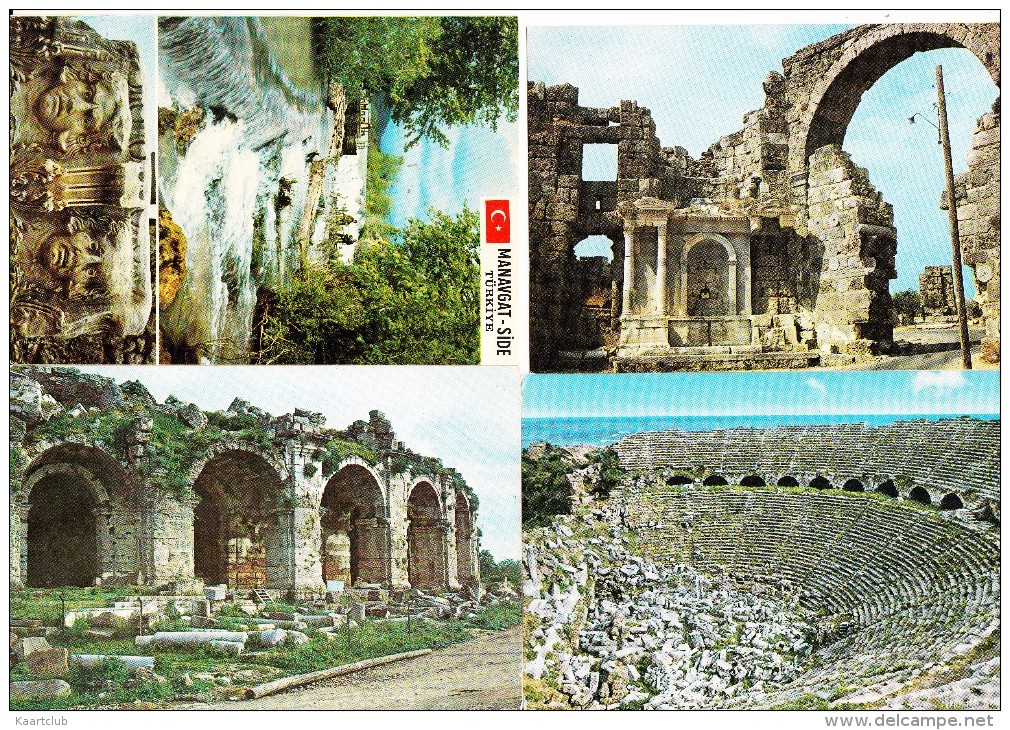 7 POSTCARDS:   'Cennet Sehir ANTALYA'  -  Turkey/Türkiye   (4 Scans) - Turkije