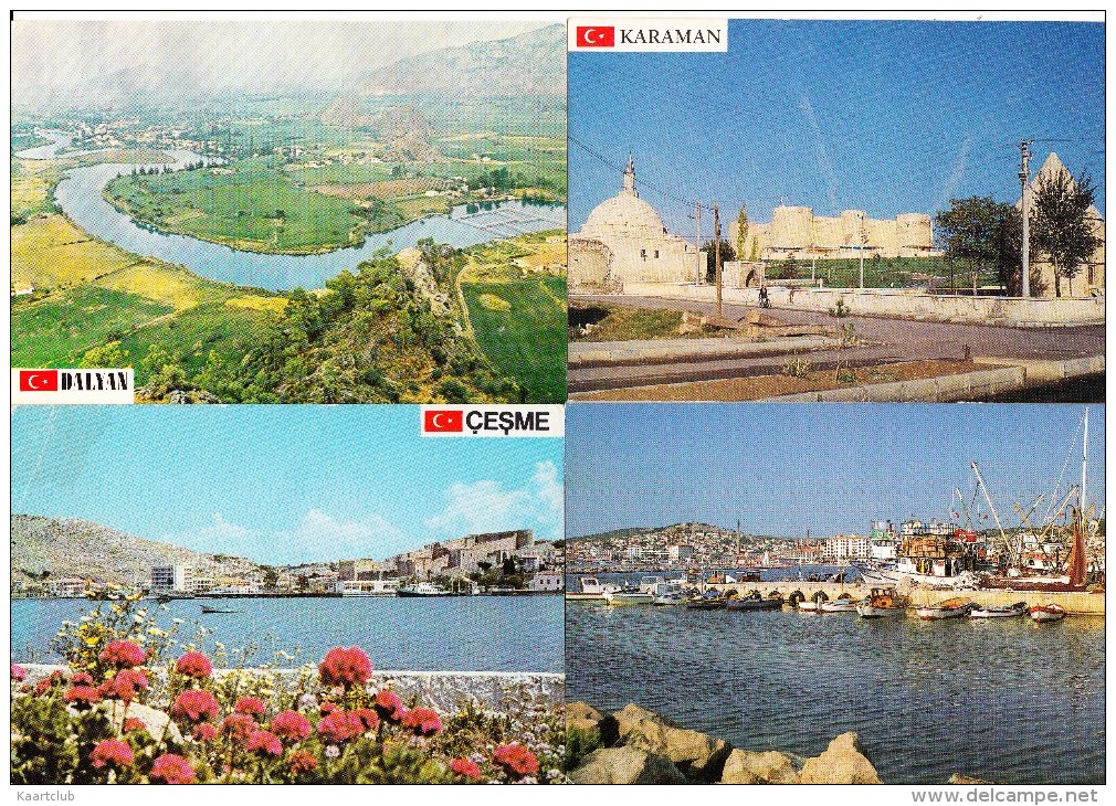 9 UNUSED  POSTCARDS:  Turkey/Türkiye - ´´KESKIN COLOR Kartpostalcilik Limited Sirketi´  -  (3 Scans) - Turkije