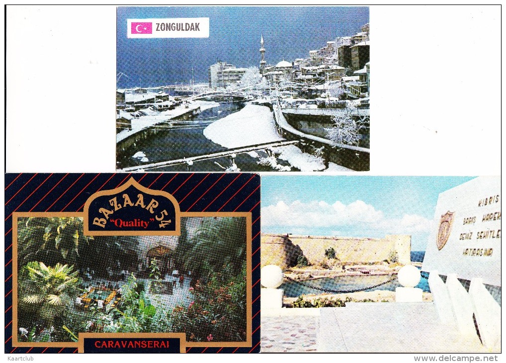 11 UNUSED  POSTCARDS:  Turkey/Türkiye - UNSORTED   -  (4 Scans) - Turkije