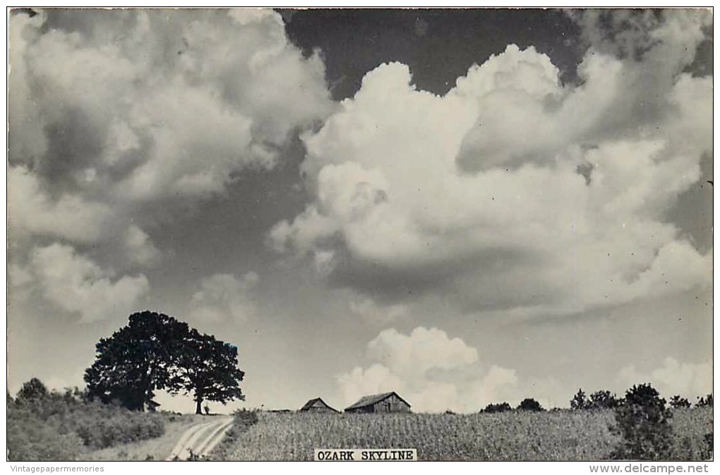 262045-Arkansas, RPPC, Ozark Skyline - Andere & Zonder Classificatie