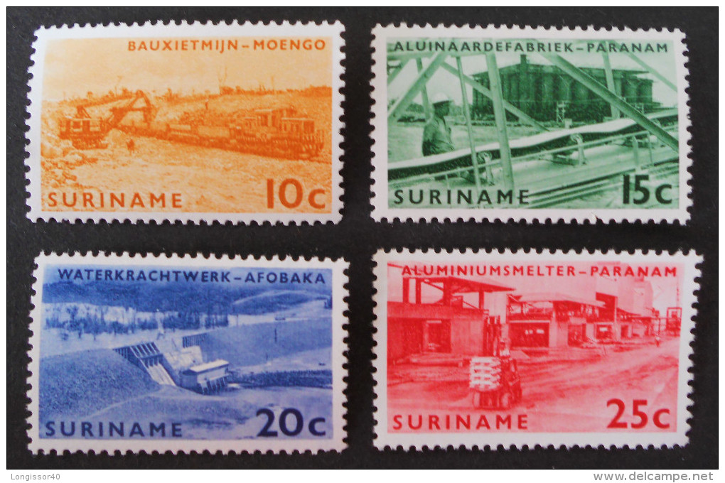 COMPLEXE HYDROELECTRIQUE DE BROKOPONDO 1965 - NEUFS ** - YT 412/15 - MI 474/77 - Suriname