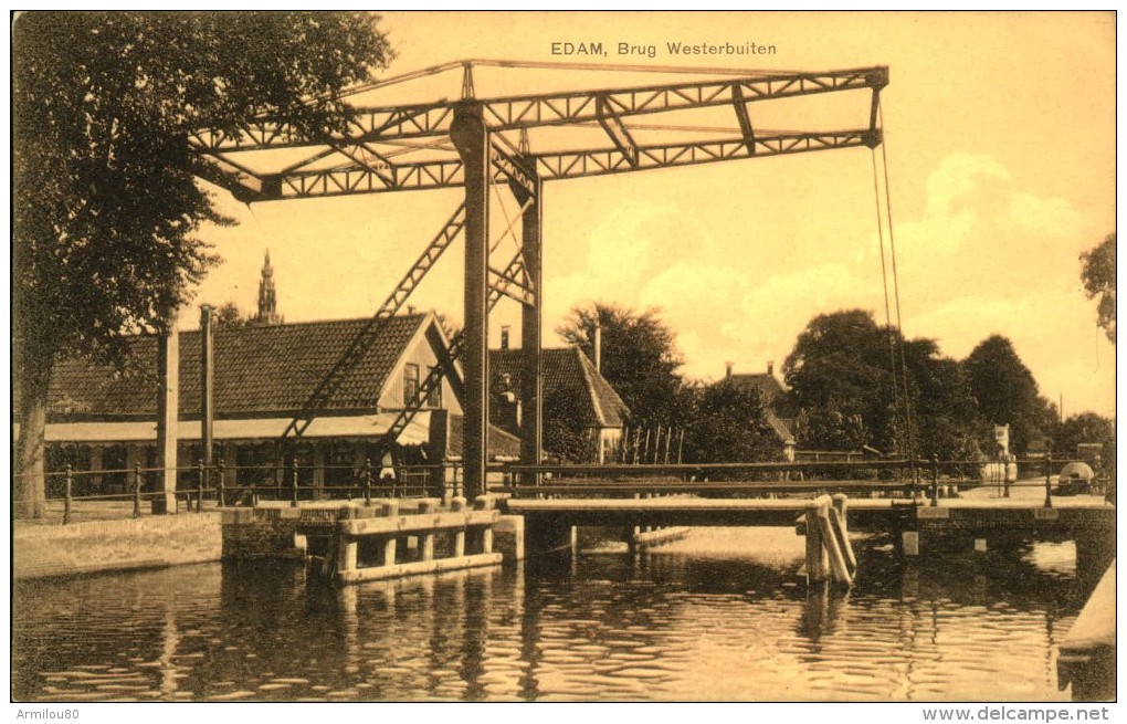 N°341 PPP 347  EDAM BRUG WESTERBUITEN - Edam