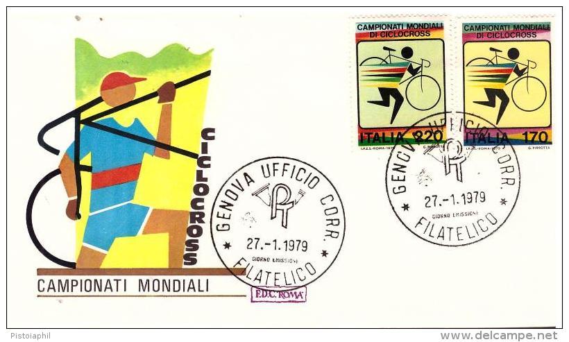 Fdc Roma: MONDIALI CICLOCROSS 1979; No Viaggiata; AF_Genova - FDC