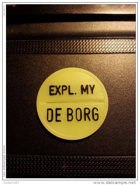 Expl. My - De Borg - Netherlands Consumptiemunt  (  Plastiek Jeton / For Grade And Details, Please See Photo ) ! - Sonstige & Ohne Zuordnung
