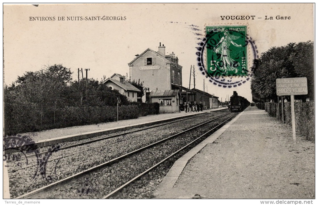 Vougeot : La Gare (Editeur Non Mentionné) - Autres & Non Classés