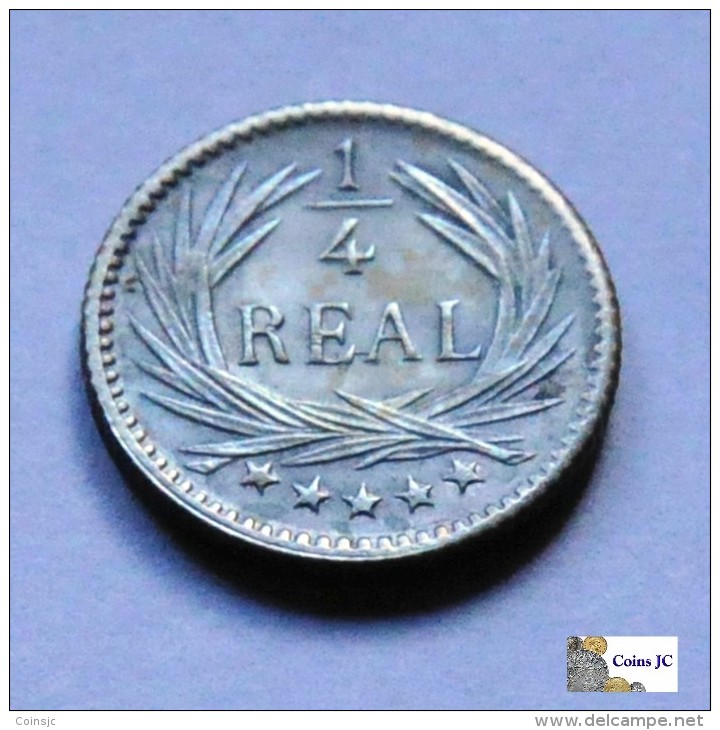 Guatemala - 1/4 Real - 1896 - Guatemala