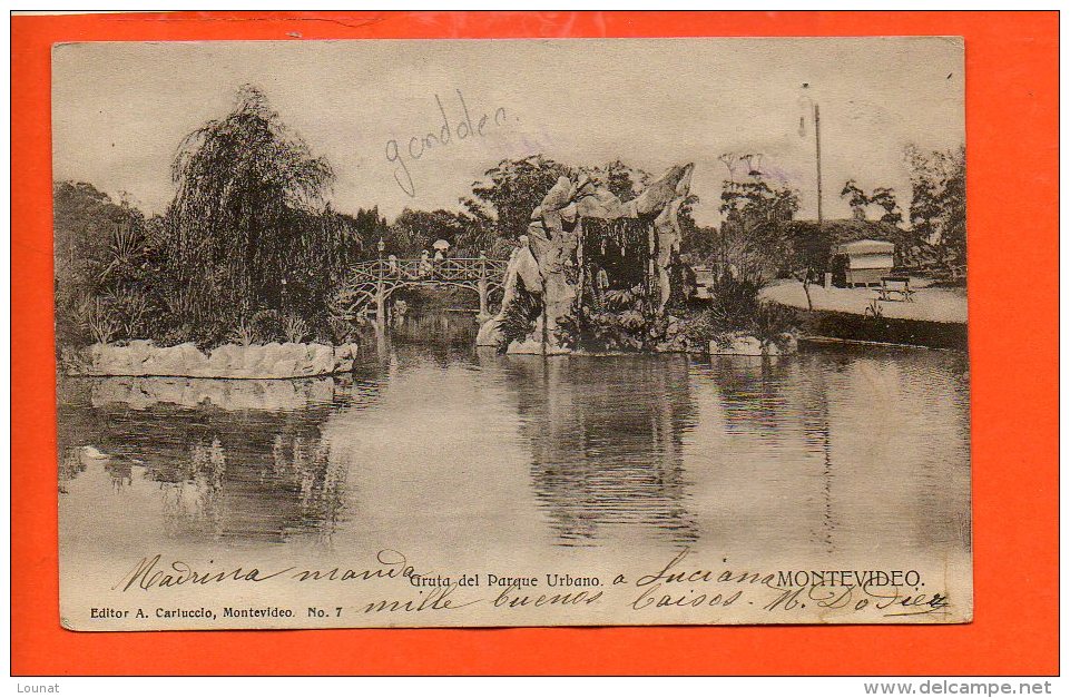 MONTEVIDEO - Gruta Del Parque Urbano. (gondolée) - Uruguay