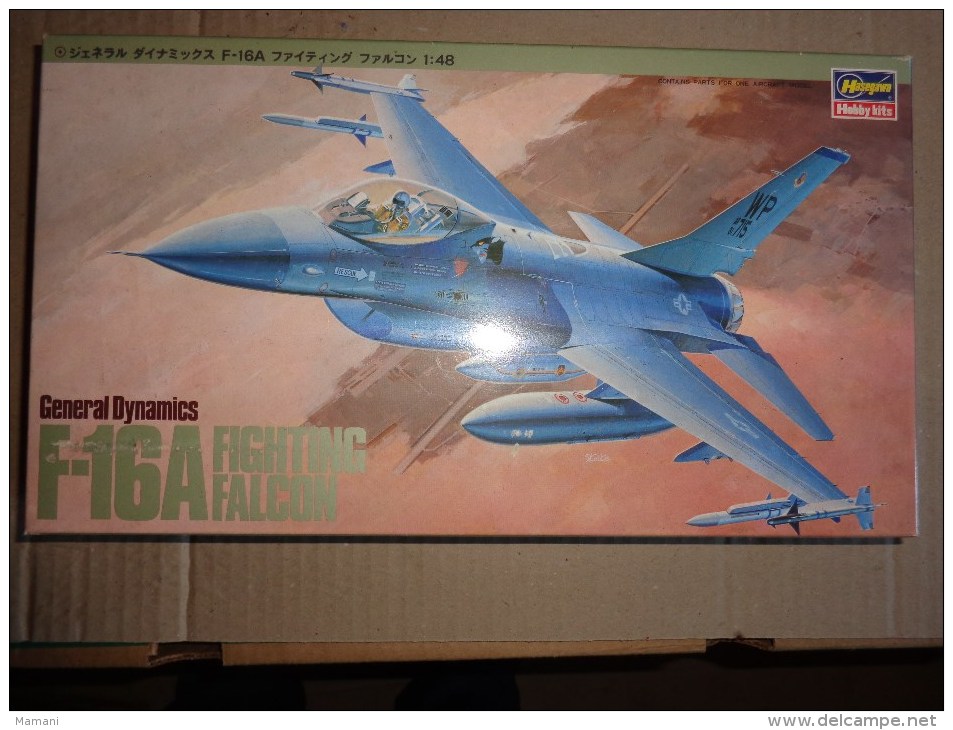 Maquette Avion Militaire-en Plastique----1/48 Hasegawa -F 16 A FIGHTING FALCON - Vliegtuigen