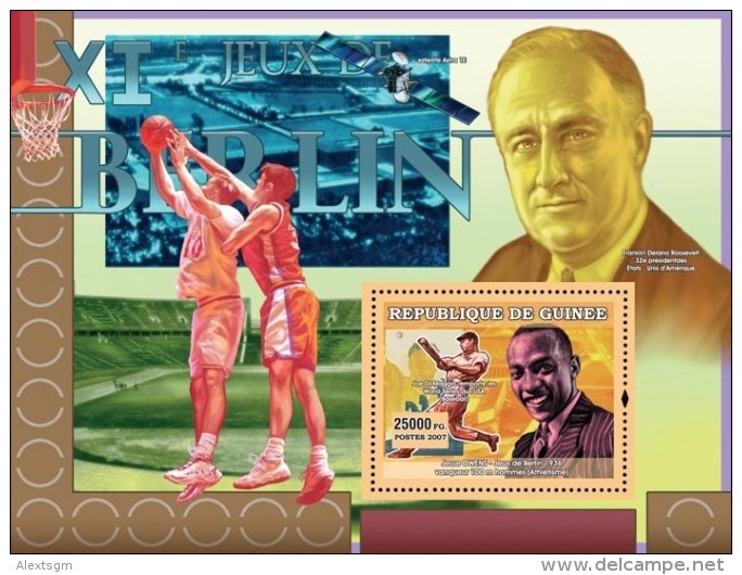 GUINEA 2007 - Olympic Games In Berlin 1936 - YT BF496, B1129 - Sommer 1936: Berlin