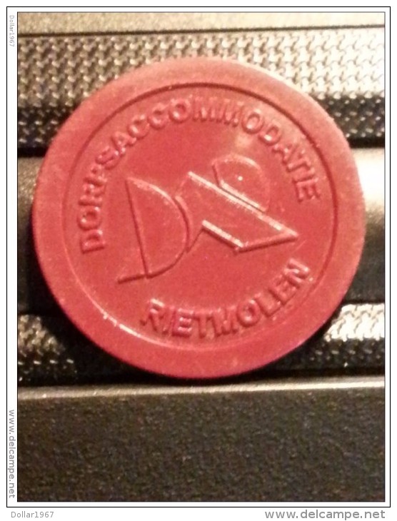 Rietmolen   - Netherlands Consumptiemunt  ( Plastiek Jeton / Token For Grade And Details, Please See Photo ) ! - Other & Unclassified