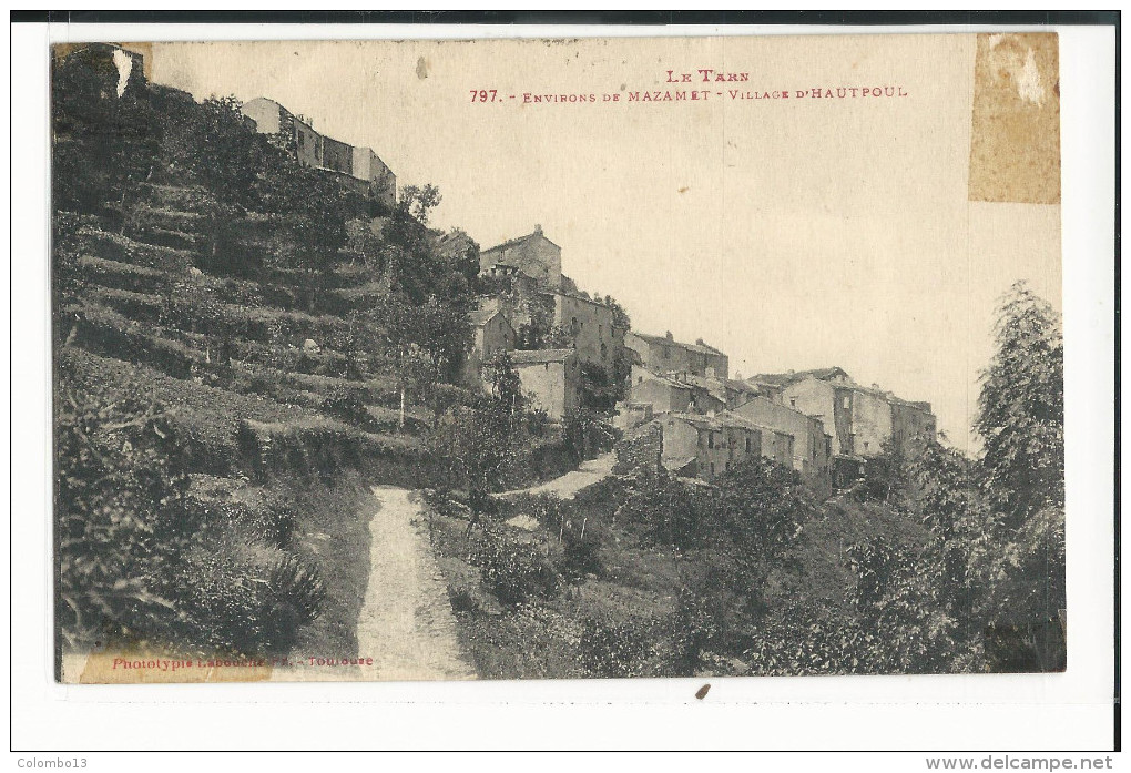 81 ENVIRON DE MAZAMET VILLAGE D'HAUTPOUL - Mazamet