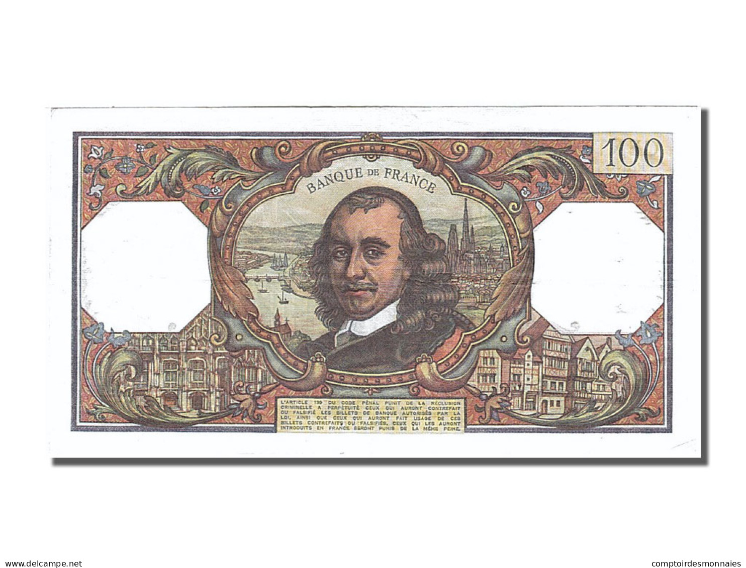 Billet, France, 100 Francs, 100 F 1964-1979 ''Corneille'', 1978, 1978-02-02 - 100 F 1964-1979 ''Corneille''