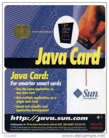 CARTE A PUCE JAVA CARD - Origine Inconnue