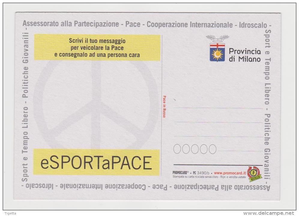 PROMOCARD N°   3490/B   PROMOCARD PER LA PACE - Advertising