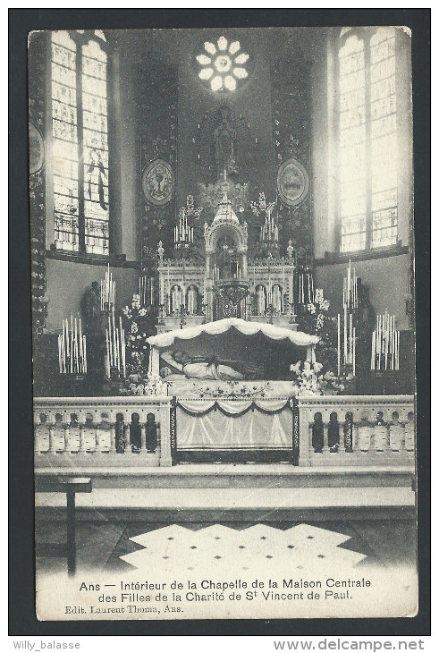 CPA - ANS - Intérieur De La Chapelle De La Maison Centrale Des Filles De La Charité De St Vincent De Paul  // - Ans