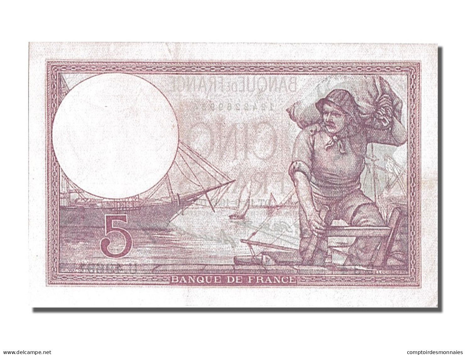 Billet, France, 5 Francs, 5 F 1917-1940 ''Violet'', 1932, 1932-09-15, SPL - 5 F 1917-1940 ''Violet''