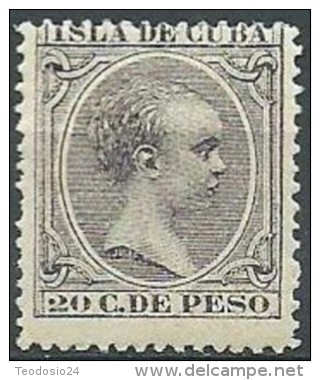 ESPAÑA COLONIAS CUBA 1890 EDIFIL  Nº 117 ** . MNH - Cuba (1874-1898)