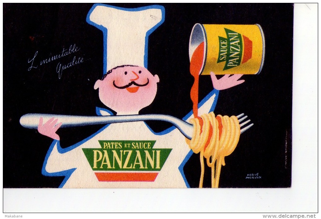 Pâtes Et Sauce  PANZANI - Reclame