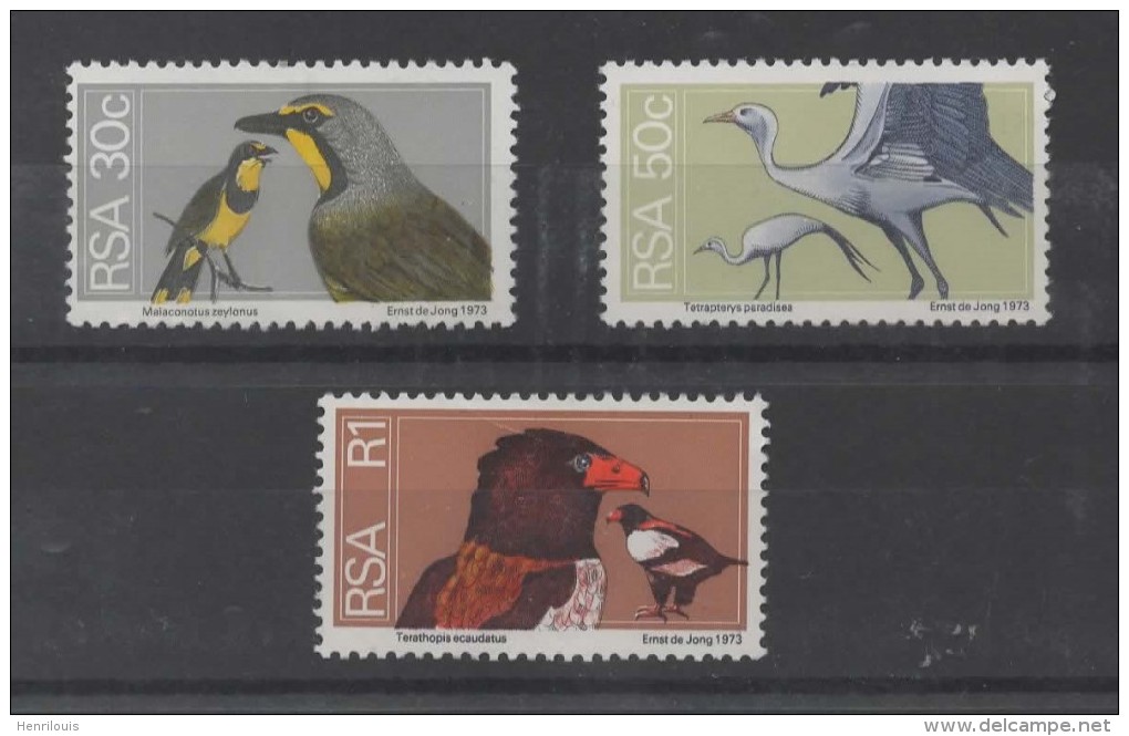 AFRIQUE DU SUD  /  SOUTH AFRICA-  Timbres Neufs **  De 1974   ( Ref 2146 )  Oiseau / Bird - Ongebruikt