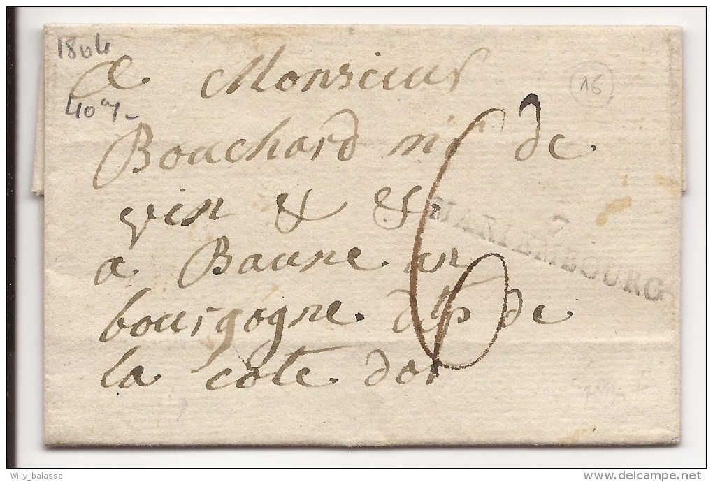 L 1804 De Frasne Marque 7/MARIEMBOURG + 6 Pour Beaune - 1794-1814 (Periodo Francese)