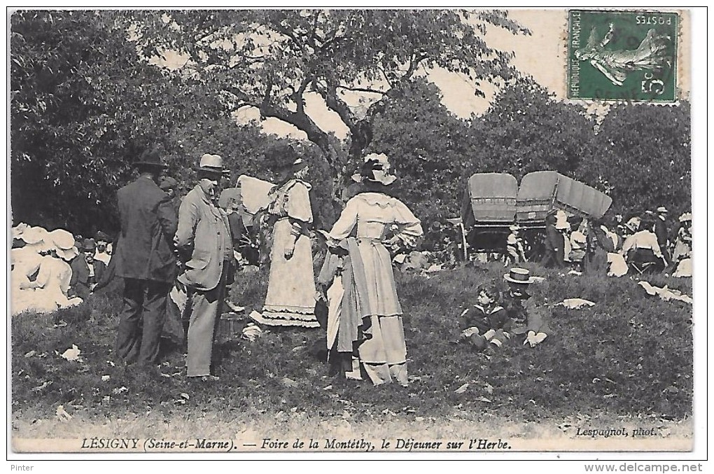 LESIGNY - Foire De La Monthéty, Le Déjeuner Sur L'herbe - Lesigny