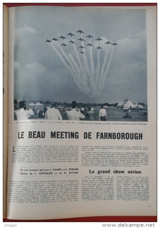 Aviation Magazine N° 284 1 Octobre 1959 Meeting De Farnborough - Aviation